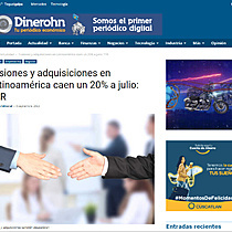 Fusiones y adquisiciones en Latinoamrica caen un 20% a julio: TTR